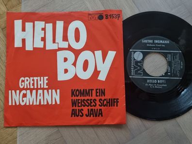Grethe Ingmann - Hello Boy 7'' Vinyl Germany