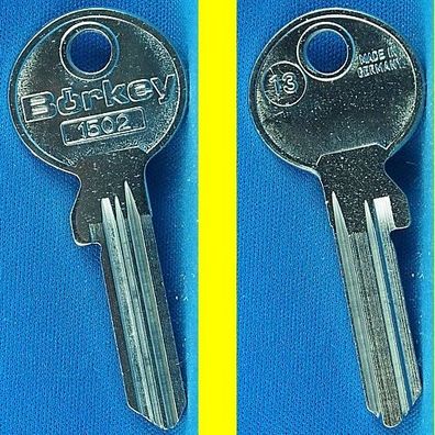 Schlüsselrohling Börkey 1502 Profil 13 für verschiedene GTV Profilzylinder