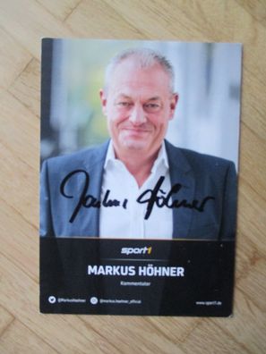 Sport1 Fernsehmoderator Markus Höhner - handsigniertes Autogramm!!