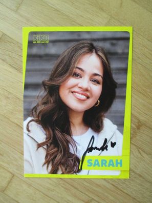 KiKa Fernsehmoderatorin Sarah - handsigniertes Autogramm!!!
