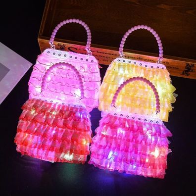 Mädchen Geldbörse / Handtasche, leuchtende Geldbörse