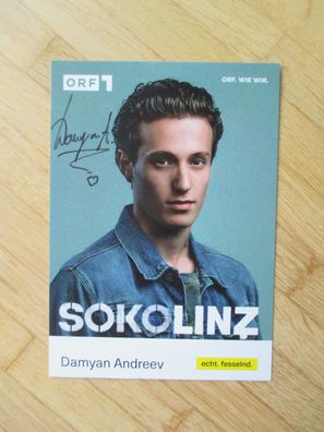SOKO Linz Schauspieler Damyan Andreev - handsigniertes Autogramm!!!