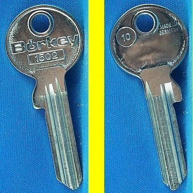 Schlüsselrohling Börkey 1502 Profil 10 für verschiedene GTV Profilzylinder