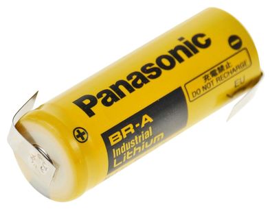 Panasonic Lithium 3V Batterie BR-A Industrie Zelle Lötfahne Z