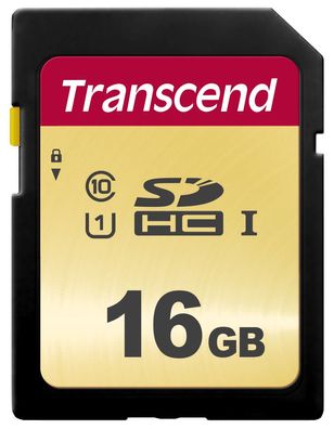 Flash SecureDigitalCard (SD) 16GB - Transcend