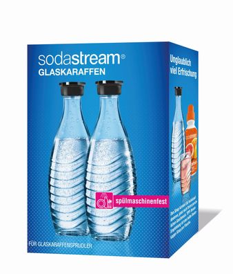 SodaStream Zubehör Glaskaraffe 2-Pack