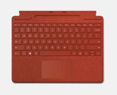 MS Surface Zubehör Pro 8 Type Cover Signature * poppy red*