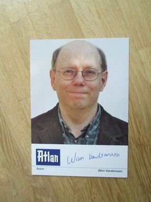 Perry Rhodan Atlan Autor Wim Vandemaan - handsigniertes Autogramm!!!