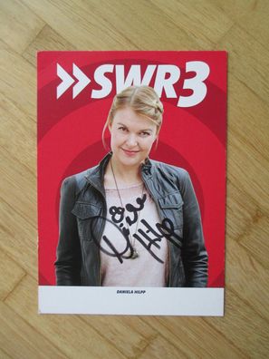 SWR Moderatorin Daniela Hilpp - handsigniertes Autogramm!!