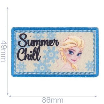 HKM 36523 Elsa Label Summer Chill, Bügelbild, Patch, Frozen Die Eiskönigin