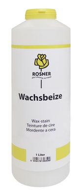 Rosner Wasserbasierende Wachsbeize Holzbeize SWF 300 Weiß / 1 Liter Beize