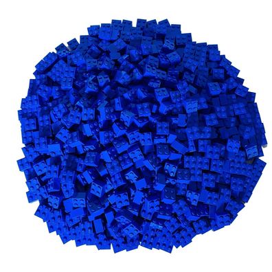 LEGO 2X2 Steine blau - Classic, Basic, City - 3003 Stueckzahl 100 Stk.