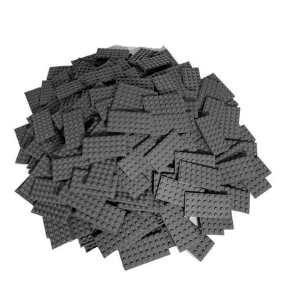 LEGO 4x8 Bauplatten Dunkelgrau Platten - Beidseitig bebaubar - 3035 Menge 50x