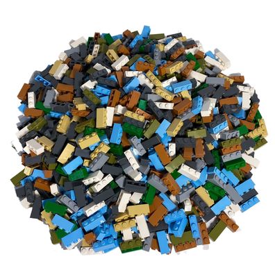 LEGO 1x3 Steine Mehrfarbig - Hochsteine - Basic, Classic, City - 3622 - 500x