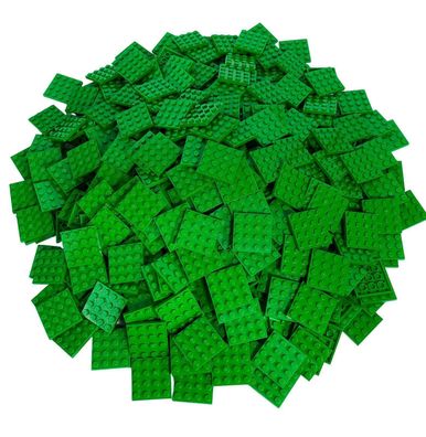 LEGO gruene 4X4 Platten - Classic, Basic, City, Mine Craft - green - 3031 Stueckzahl