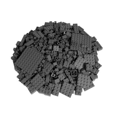 LEGO Steine gemischt - Brandneu - 1.000x, Dunkelgrau