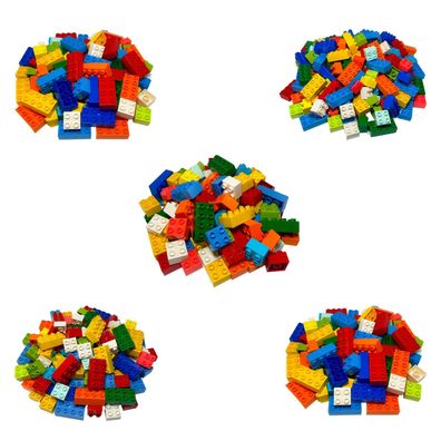 LEGO DUPLO Bausteine gemischt - Starter Set - NEU - 50 Stueck 2x2 + 50 Stueck 2x4