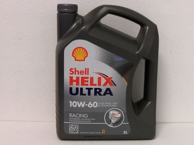 8,18€/ l Shell Helix Ultra Racing 10W-60 5 Ltr Motorsport Motorenöl Ferrari etc.