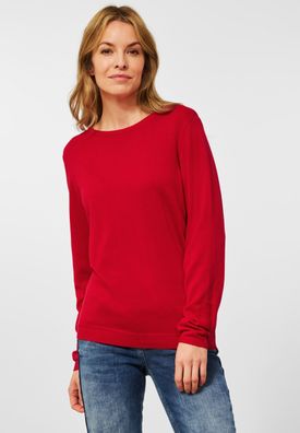 CECIL - Basic Pullover in Strong Red