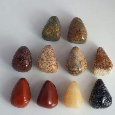 Landschafts Jaspis rot Orangencalcit Snowflake Leopardit Unakit Stein Anhänger