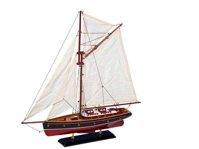 Modellschiff Segelyacht Yacht Schiff Boot Segelschiff Holz Maritim kein Bausatz