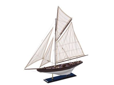 Modellschiff Segelschiff Segelyacht Yacht Holz Schiff Maritim kein Bausatz
