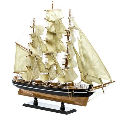 Modellschiff Cutty Sark Wollklipper Holz Schiff Segelschiff 54cm kein Bausatz