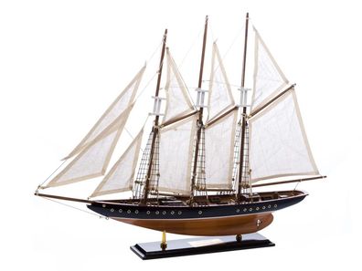 Modellschiff Atlantic Segelschiff Segelyacht Yacht Schiff 71cm kein Bausatz
