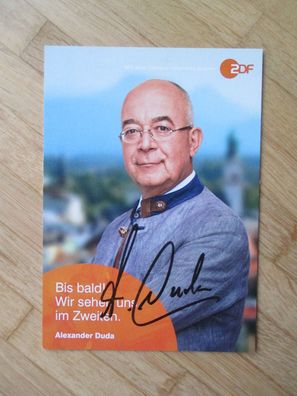 Die Rosenheim-Cops Schauspieler Alexander Duda - handsigniertes Autogramm!!!