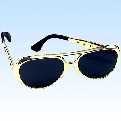 Brille Sänger Gold Brillen Herren King Fasching Sonnenbrille Komplettbrille