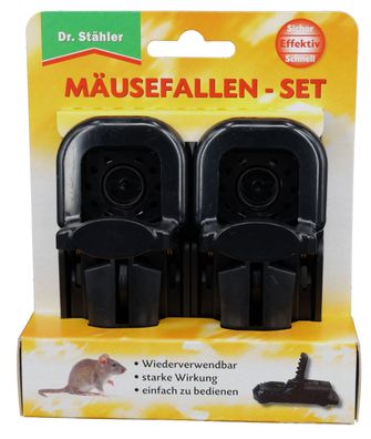 DR. Stähler Mäusefallen-Set, 2 Stück
