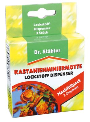 DR. Stähler Kastanienminiermotte Lockstoff, 2 Dispenser