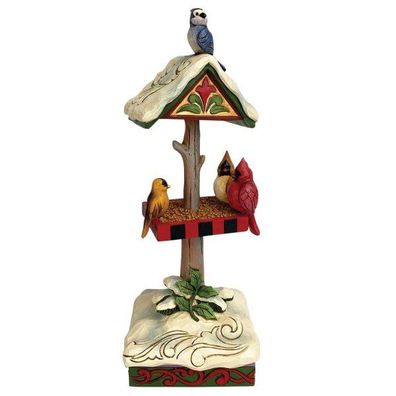 Jim Shore - Heartwood creek 'Flock Together for the Holidays Birds on Birdhouse' 2022