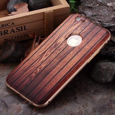 Iphone Stoßstange aus karbonisiertem Holz