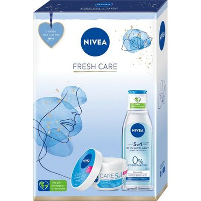 Nivea Fresh Care Geschenkset (Gesichtscreme 5in1 100ml + Micellar Lotion 200ml)