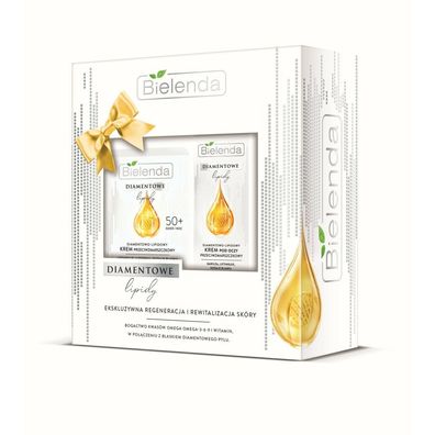 Bielenda Diamond Lipids Geschenk-Set (Tages- und Nachtcreme 50ml + Augencreme 15ml)