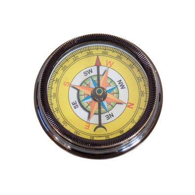 Kompass Maritim Schiff Dekoration Navigation Messing Antik-Stil