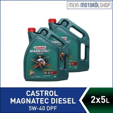 Castrol Magnatec Diesel 5W-40 DPF 2x5 Liter