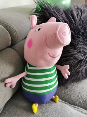 Peppa Pig George XL Stofftier Anime Plüsch Figur Stofftier Dress 40 cm