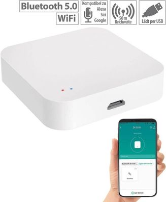Luminea RC-350. duo ZigBee WLAN Gateway Smart Home Zentrale App WiFi Mesh