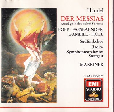 Der Messias (Querschnitt, Deutsch) [Audio CD] Marriner; Popp; Fassbaender; Rsos ...