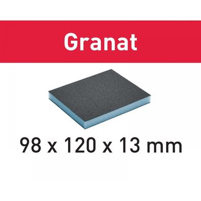 Festool Schleifschwamm 98x120x13 60 GR/6 Granat (201112), 6 Stück