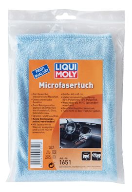 LIQUI MOLY Microfasertuch 1651 Reinigungstuch Autopflege Tuch