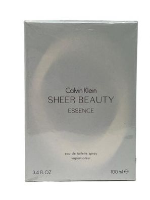 Calvin Klein Sheer Beauty Essence 100 ml Eau de Toilette Spray NEU OVP
