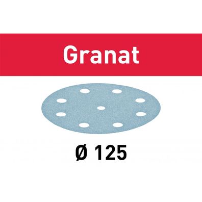 Festool Schleifscheibe STF D125/8 P120 GR/10 Granat (497148), 10 Stück