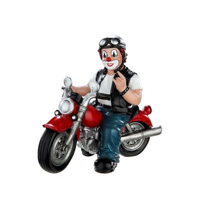 Dekofigur Indoor - Clown Heavy Biker - Sammelfigur Gildeclowns Clown-Figur Dekofigur