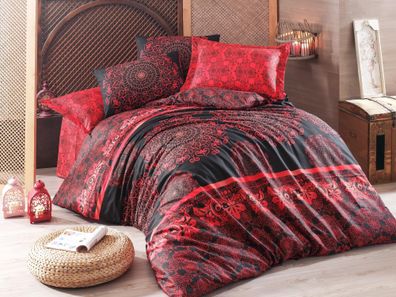 L'Essentiel Linge de Maison Begonvilla- EPJ0187 rot Schwarz Bettdecken