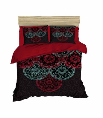 L'Essentiel Linge de Maison, Adal- PRL6141, Rot, Bettdecken, Oberseite der Bettdecke
