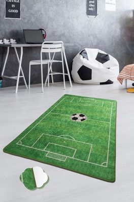 Conceptum Hypnose, Football- Football CHL, Bunt, Kurzflorteppiche, 100 x 160 cm, 100