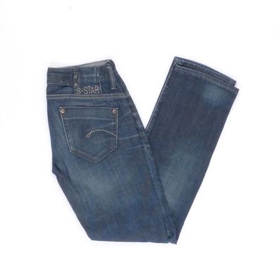 G-Star Jeans Hose W27 L32 blau stonewashed 27/32 Straight B4084